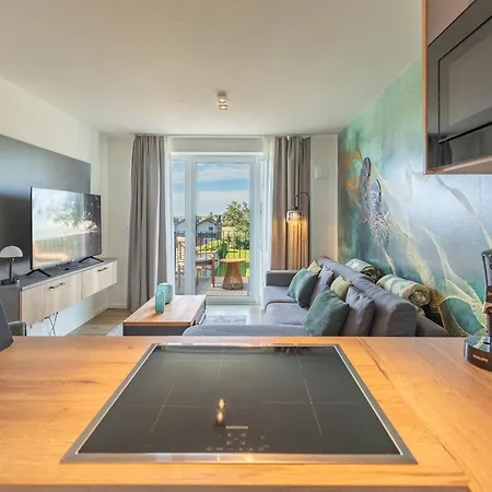 Апартаменты Apartmenthaus Vor Den Halligen Sandbank De Luxe