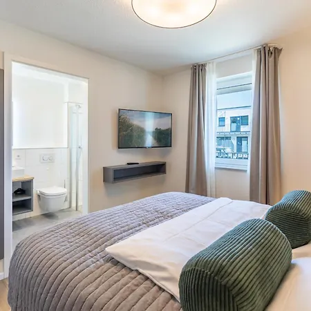Апартаменты Apartmenthaus Vor Den Halligen Sandbank De Luxe Нордштранд